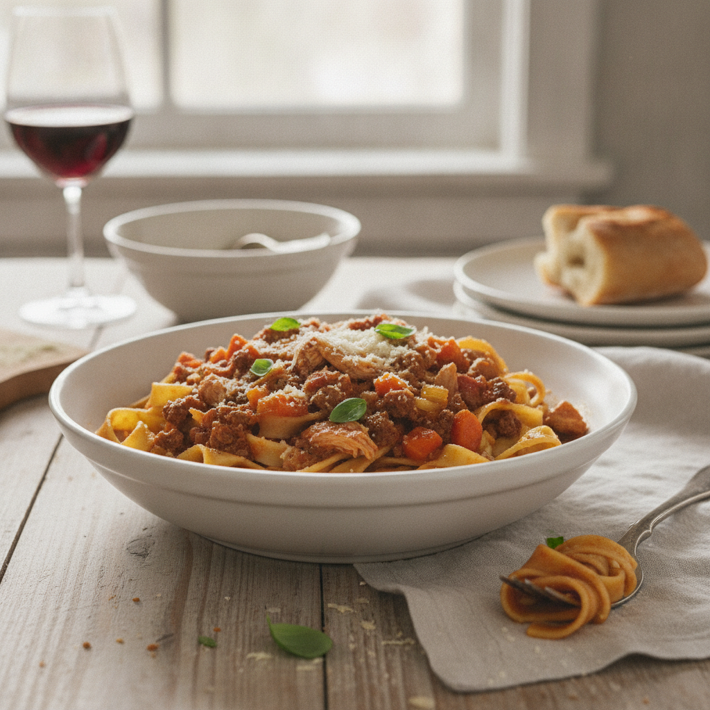 Slow-Simmered Beef Bolognese