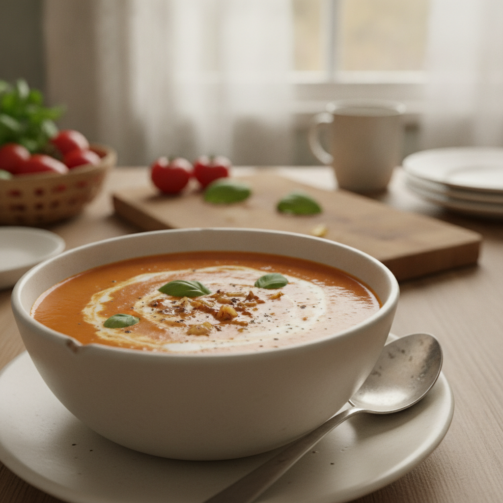 Creamy Tomato Basil Soup