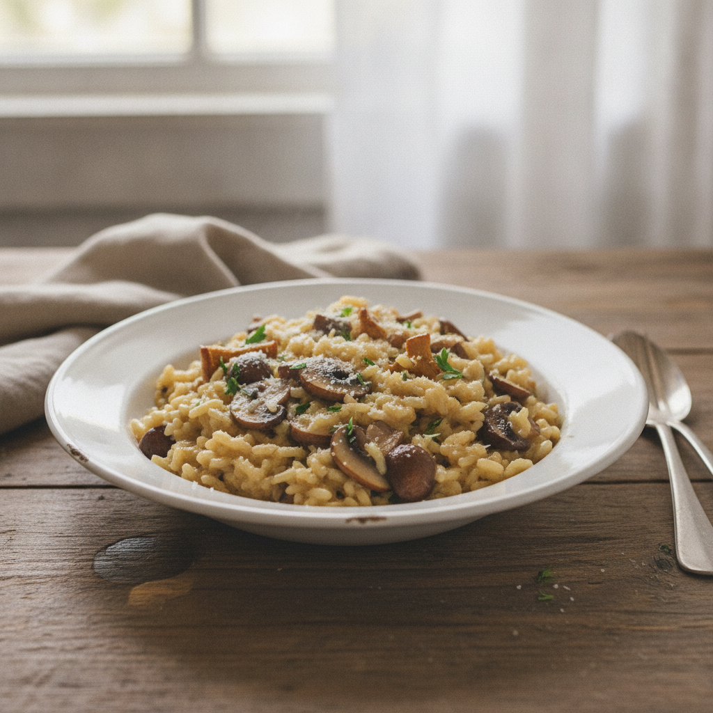 Classic Mushroom Risotto