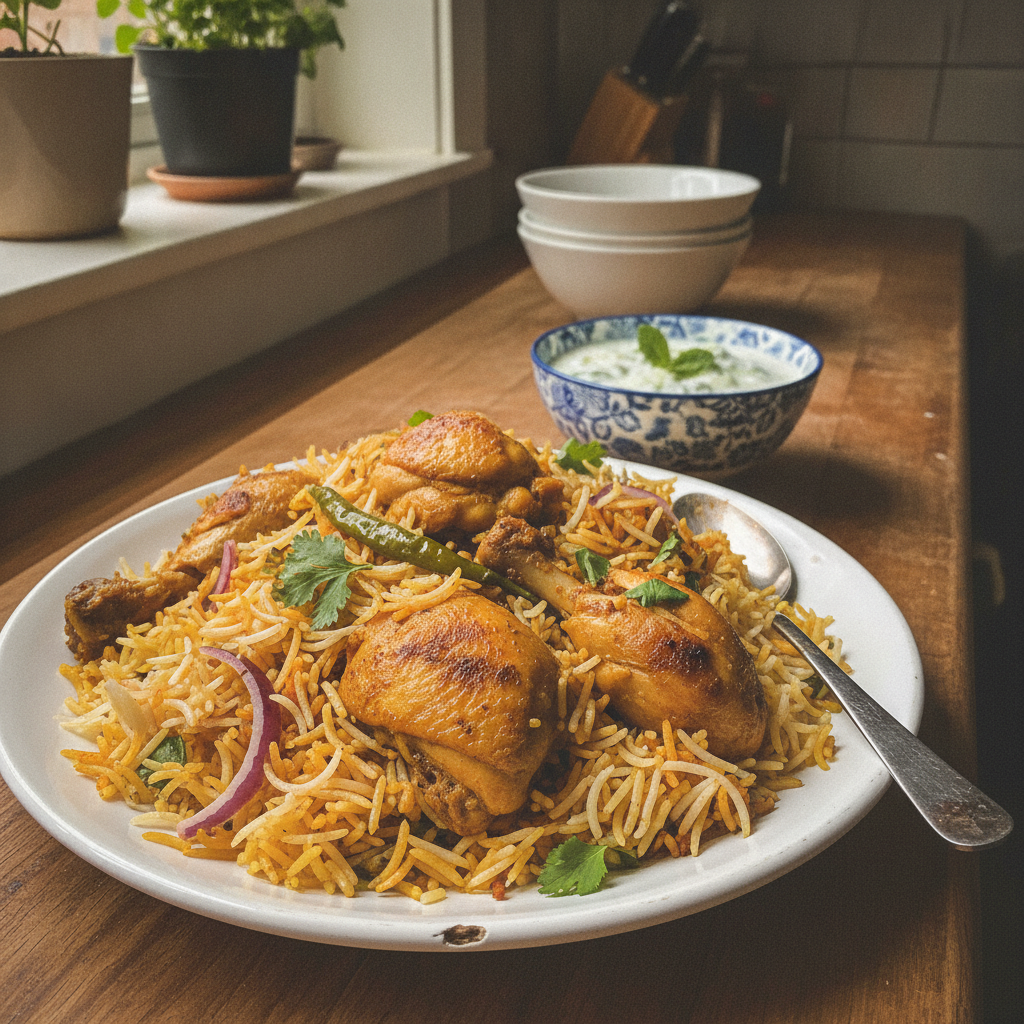Hyderabadi Chicken Biryani