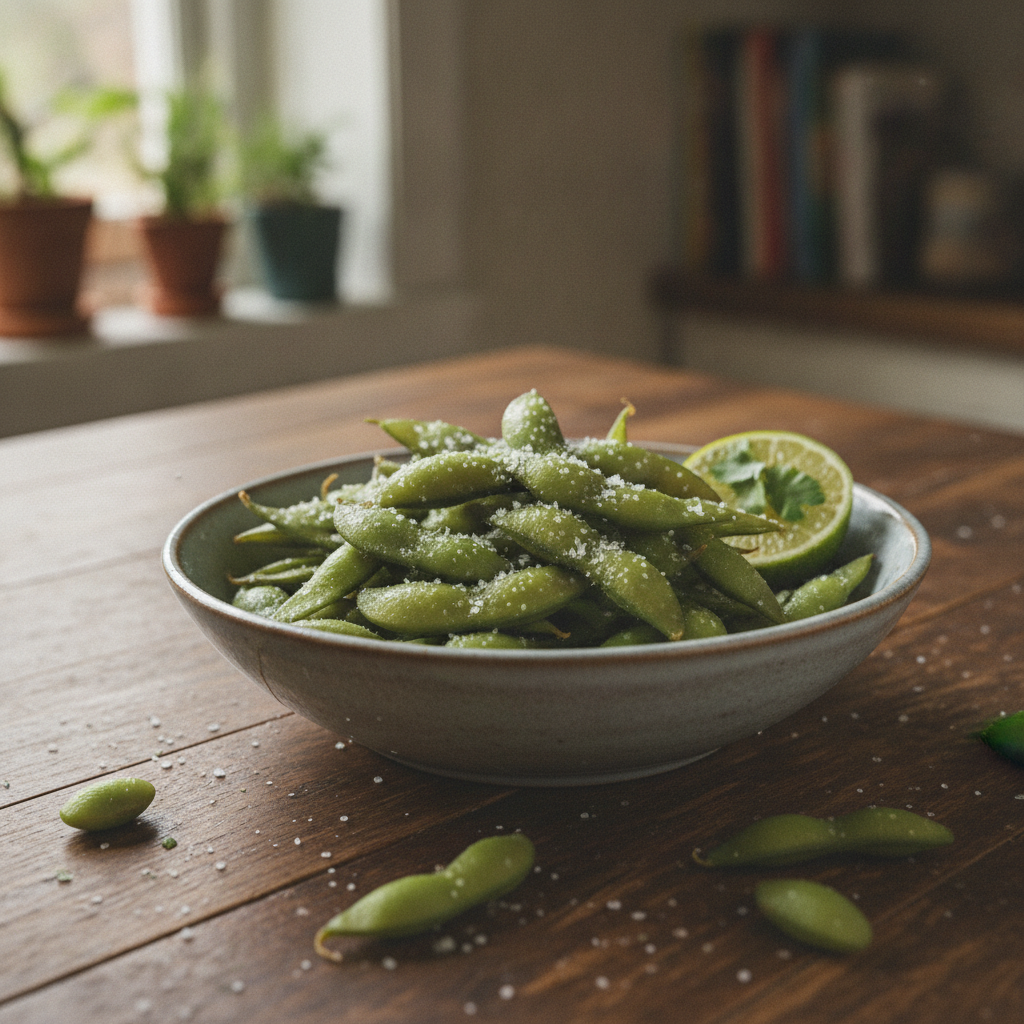 Salted Edamame